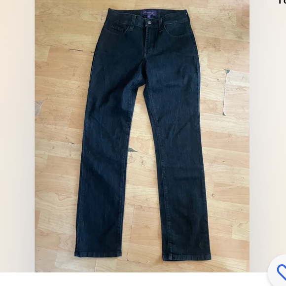 NYDJ Denim - NYDJ Dark Straight Jeans Size 2 Women Casual Cut 37824D Not Your Daughters W22